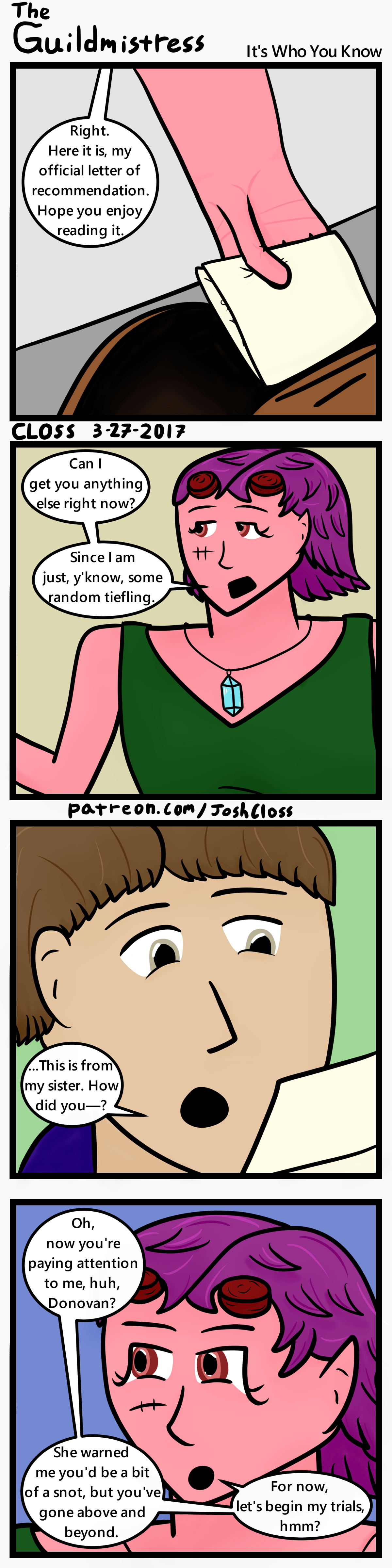 The Guildmistress: It’s Who You&nbsp;Know