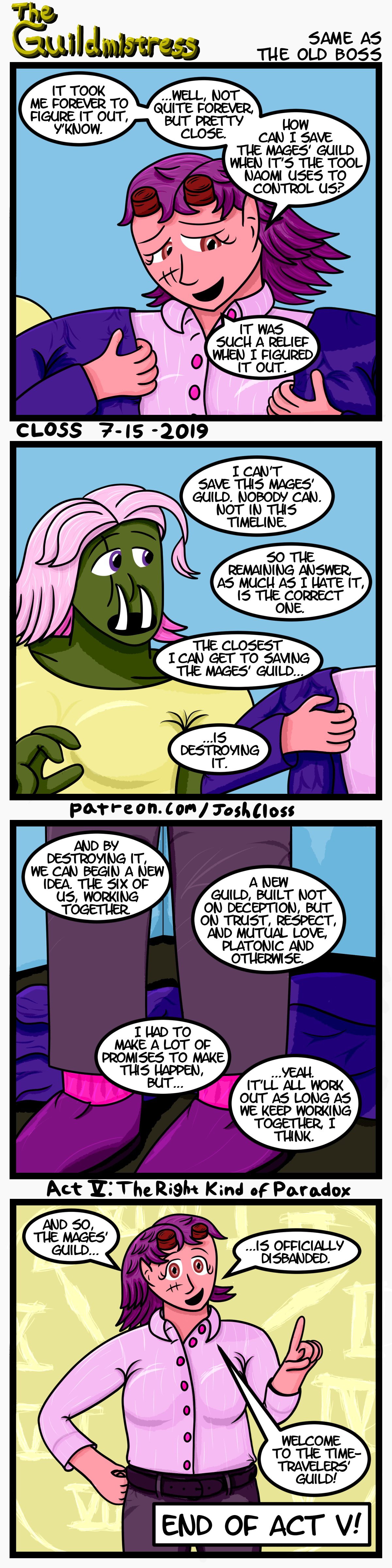 The Guildmistress: Same as the Old&nbsp;Boss