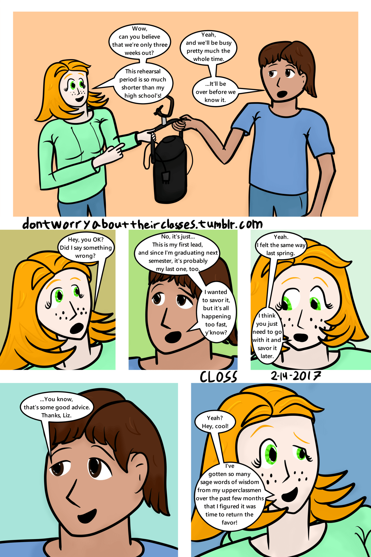 Don’t Worry About Their Classes: Page&nbsp;74