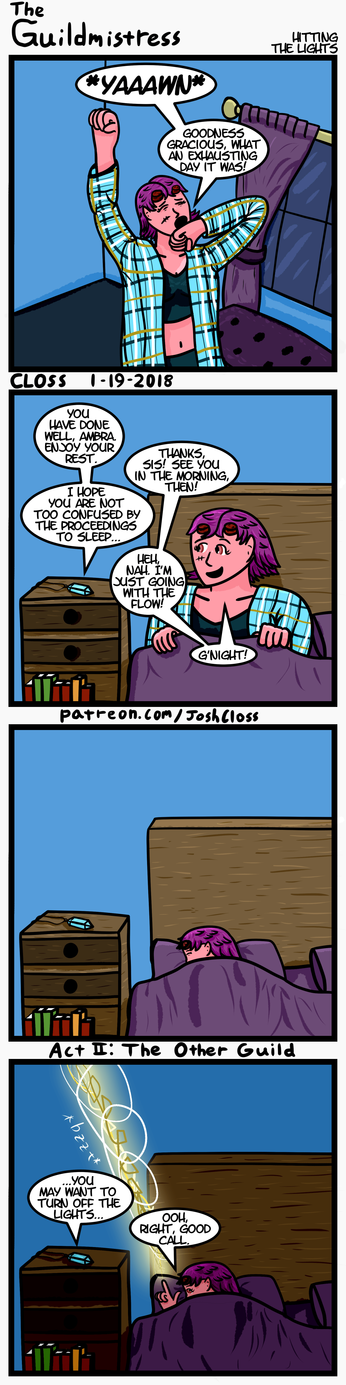 The Guildmistress: Hitting the&nbsp;Lights