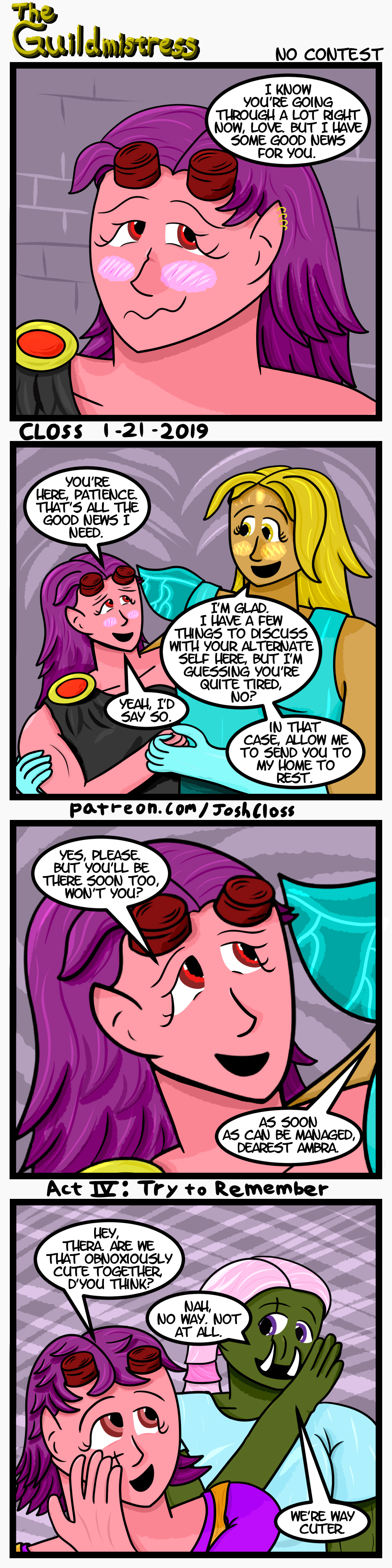 The Guildmistress: No&nbsp;Contest