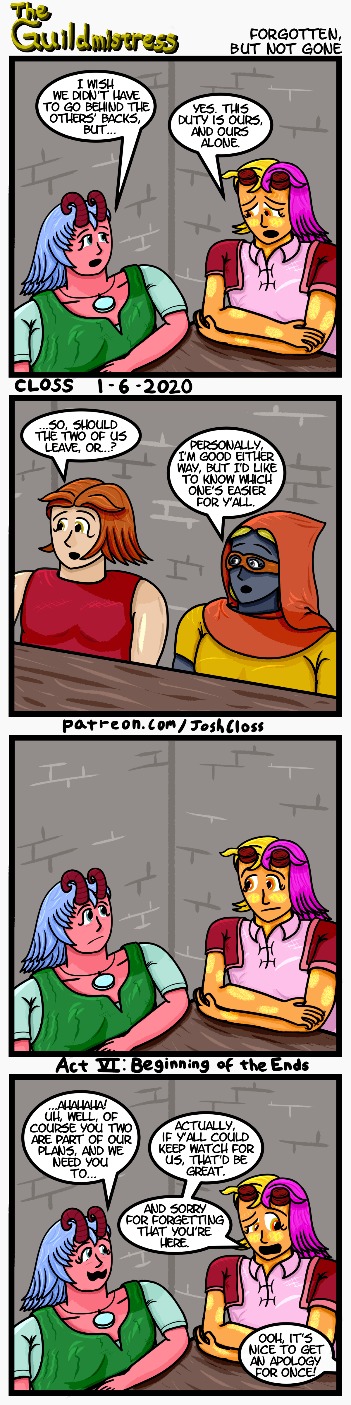 The Guildmistress: Forgotten, But Not&nbsp;Gone