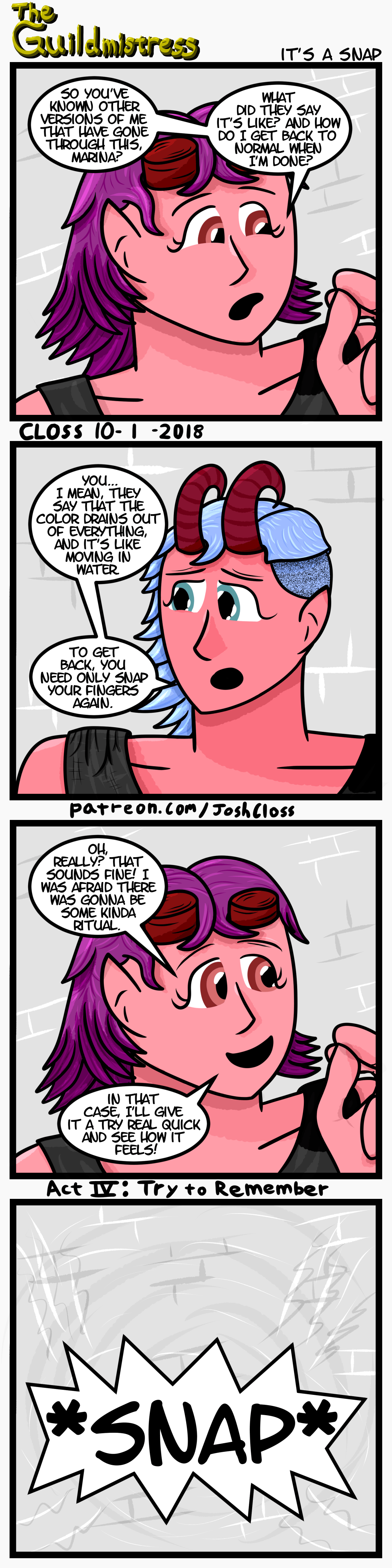 The Guildmistress: It’s a&nbsp;Snap