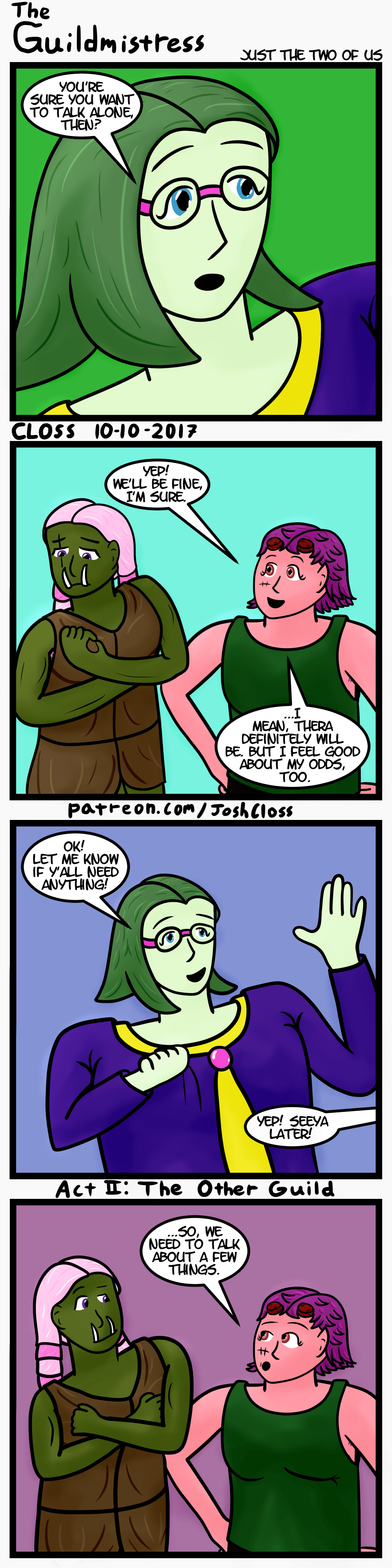 The Guildmistress: Just the Two of&nbsp;Us