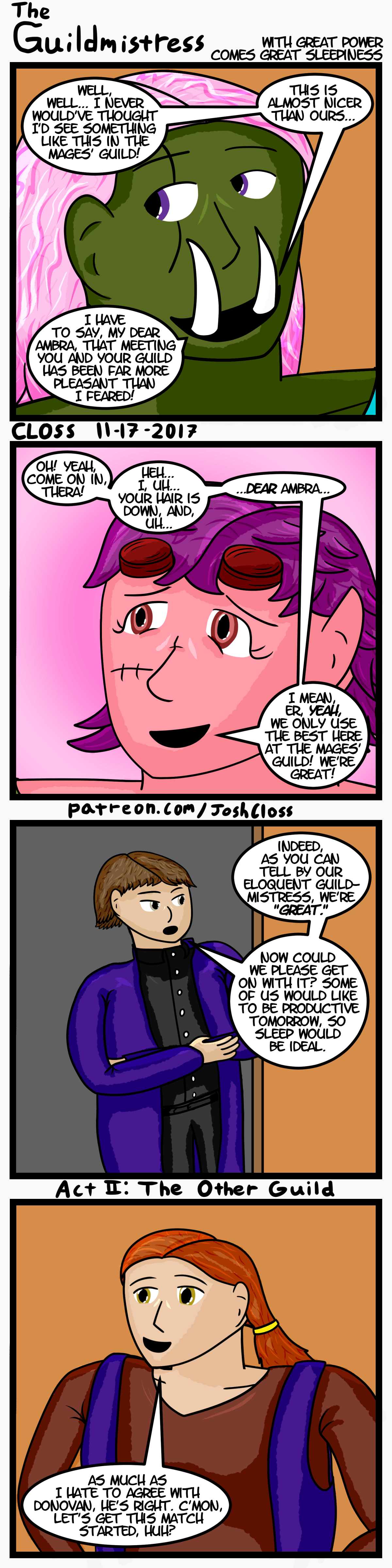 The Guildmistress: With Great Power Comes Great&nbsp;Sleepiness