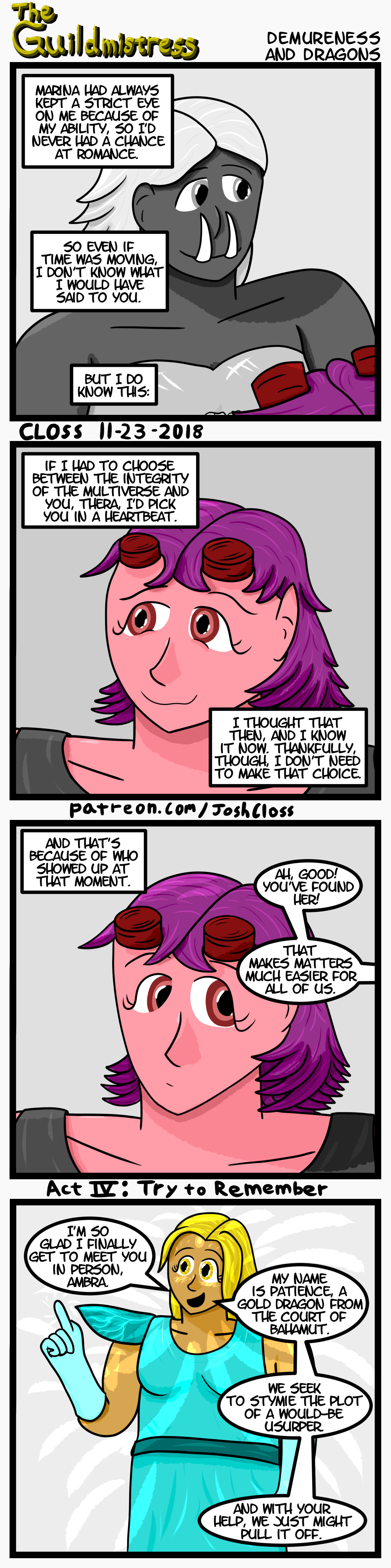 The Guildmistress: Demureness and&nbsp;Dragons