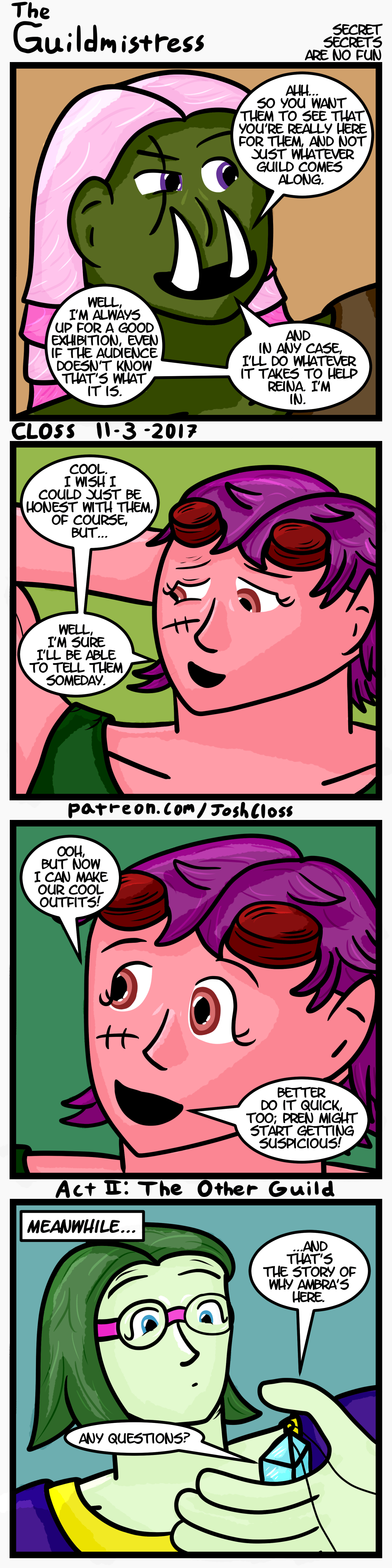 The Guildmistress: Secret Secrets Are No&nbsp;Fun