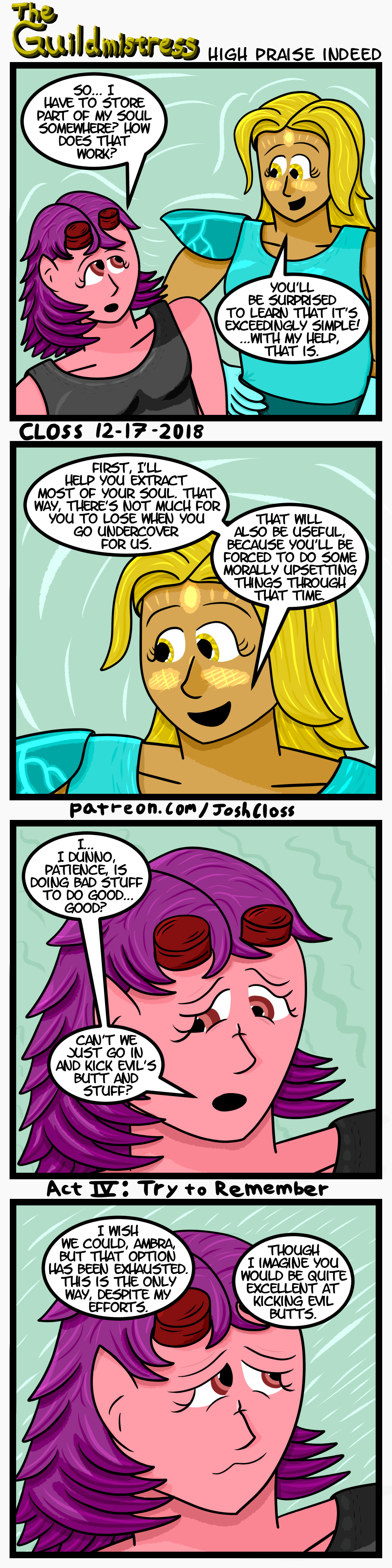 The Guildmistress: High Praise&nbsp;Indeed