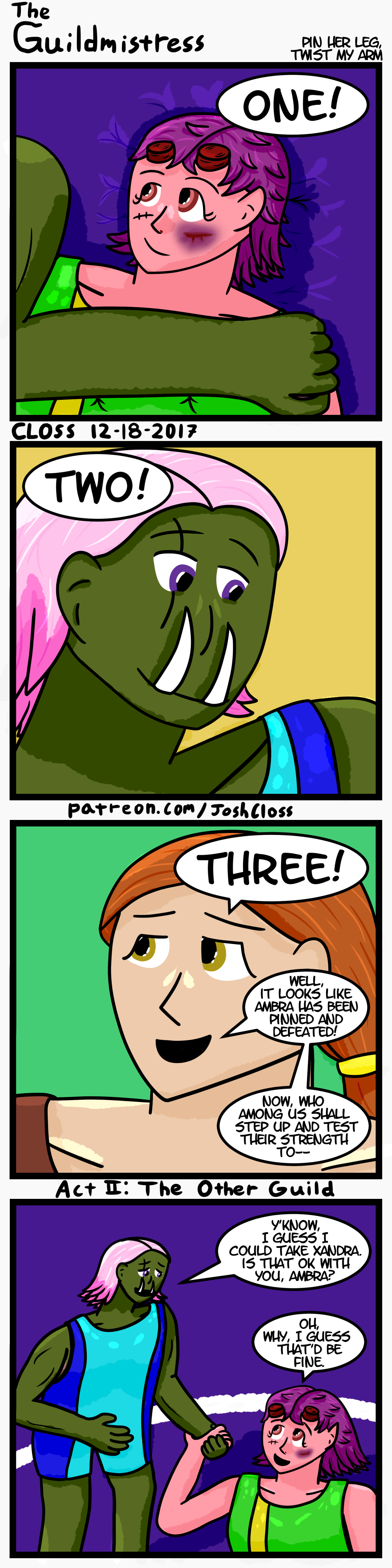 The Guildmistress: Pin Her Leg, Twist Her&nbsp;Arm