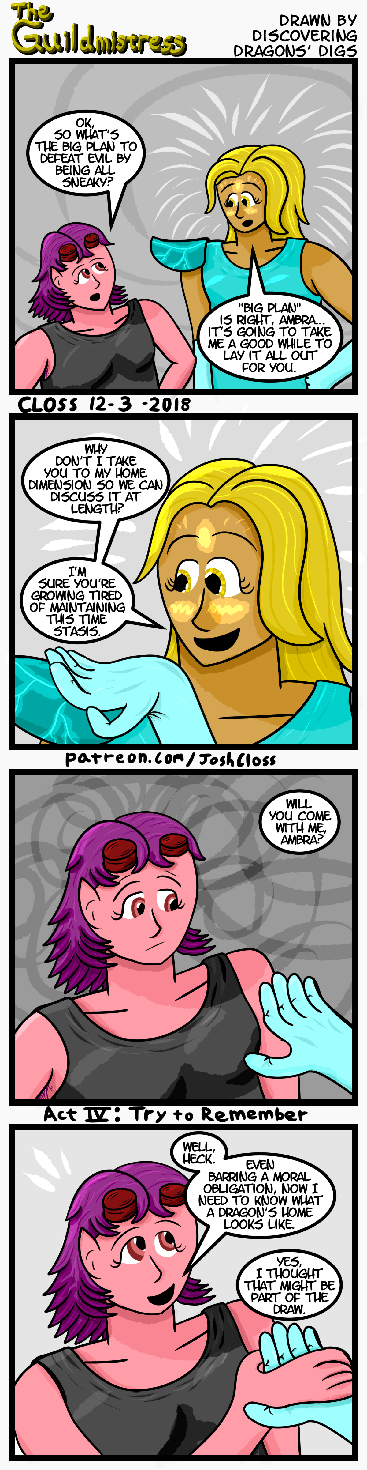 The Guildmistress: Drawn by Discovering Dragons’&nbsp;Digs