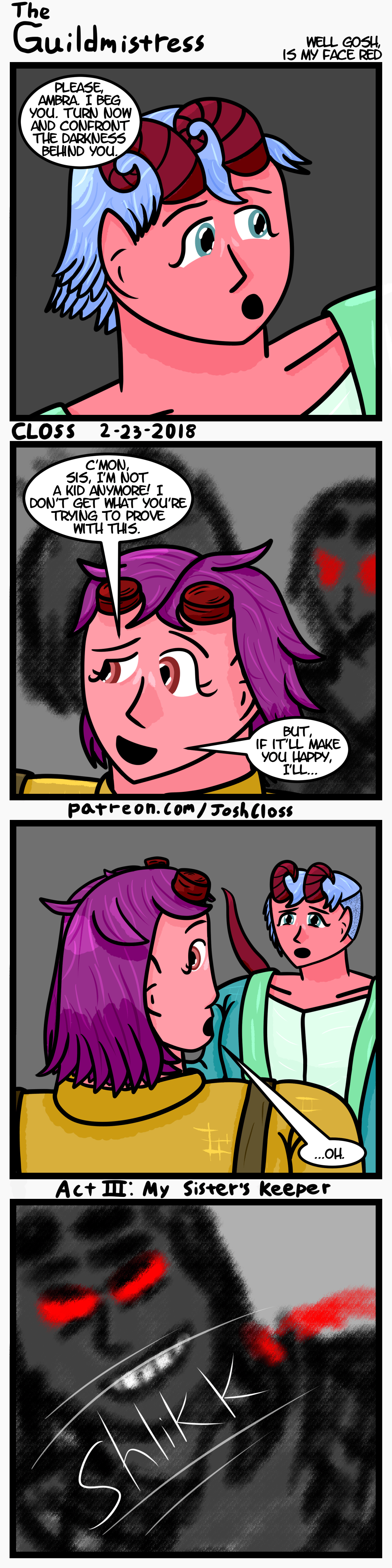 The Guildmistress: Well Gosh, Is My Face&nbsp;Red