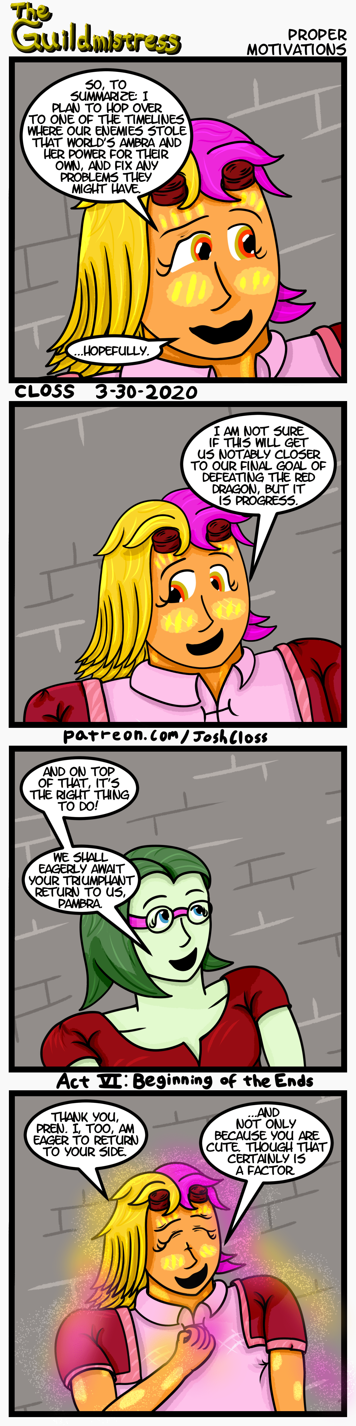 The Guildmistress: Proper&nbsp;Motivations