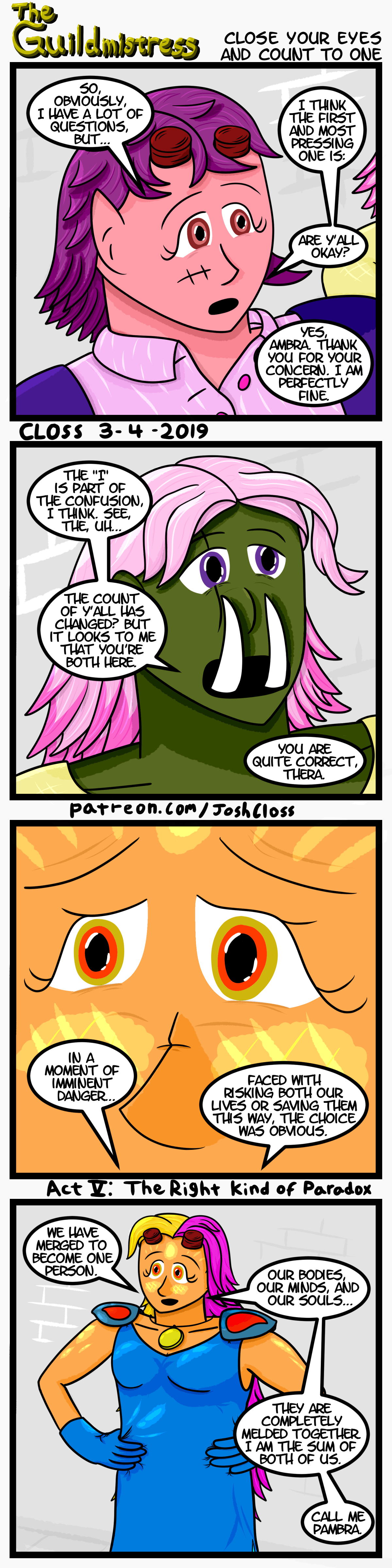 The Guildmistress: Close Your Eyes and Count to&nbsp;One