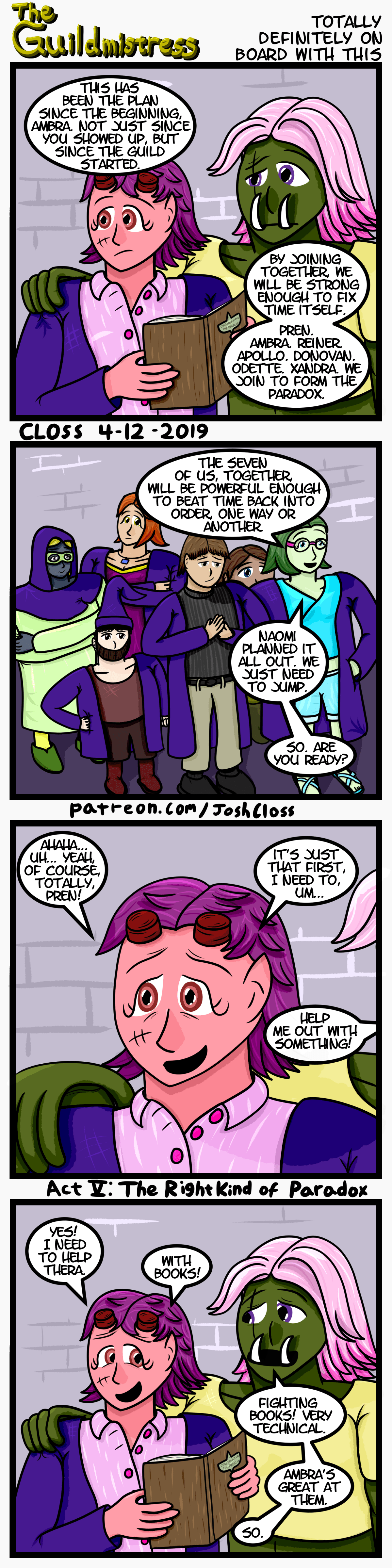 The Guildmistress: Totally Definitely On Board With&nbsp;This