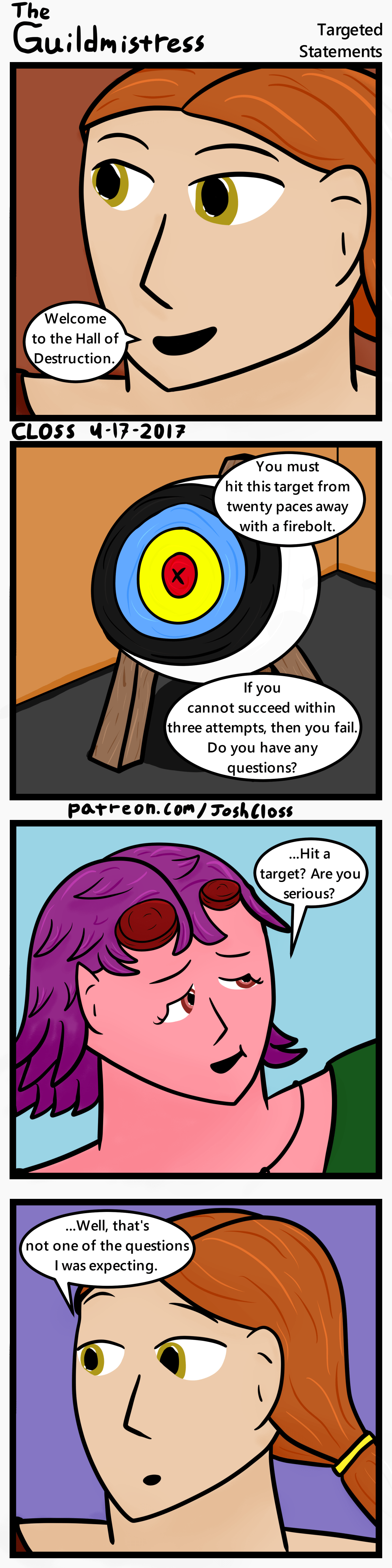 The Guildmistress: Targeted&nbsp;Statements