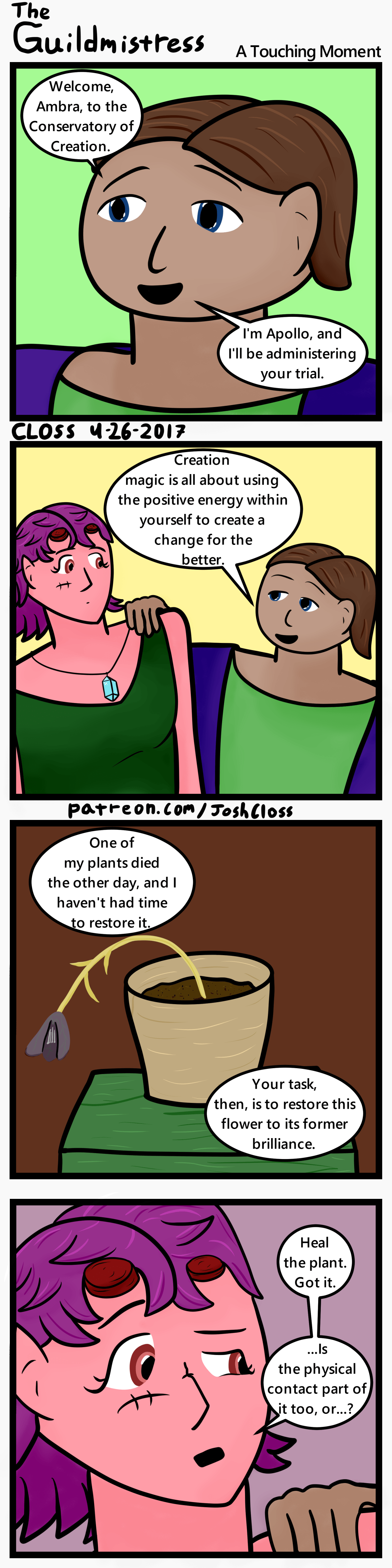 The Guildmistress: A Touching&nbsp;Moment