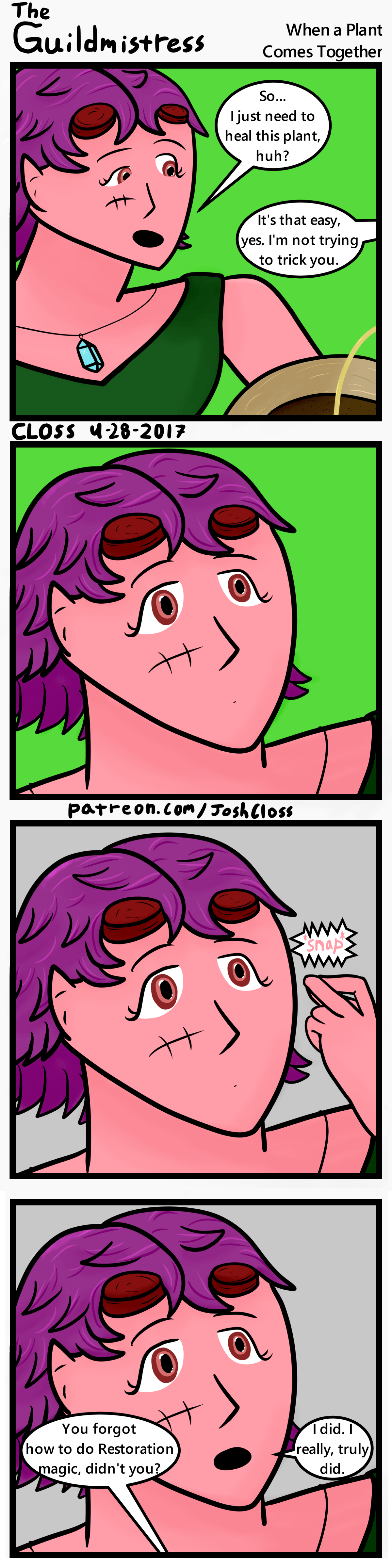 The Guildmistress: When a Plant Comes&nbsp;Together