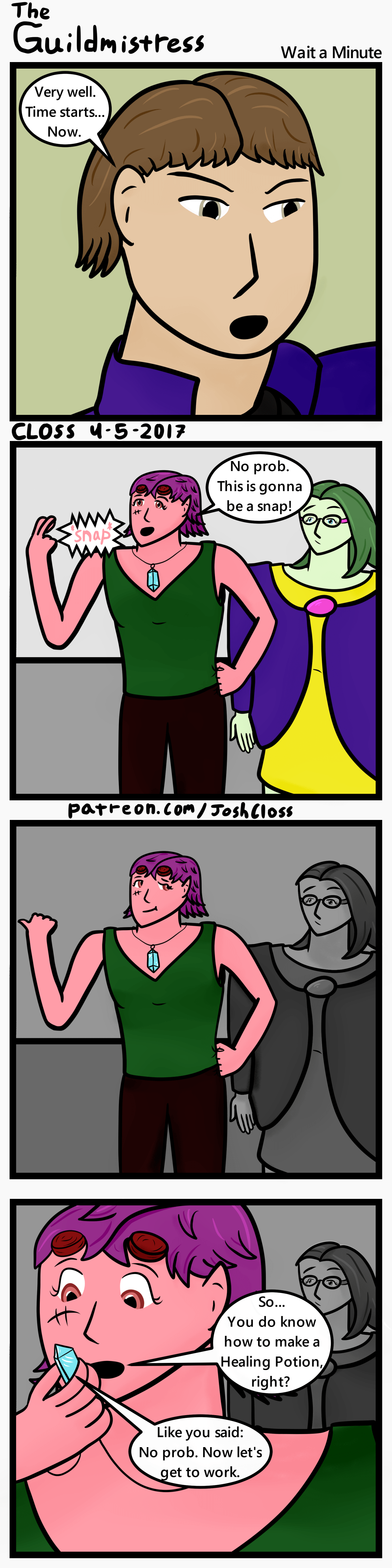 The Guildmistress: Wait a&nbsp;Minute