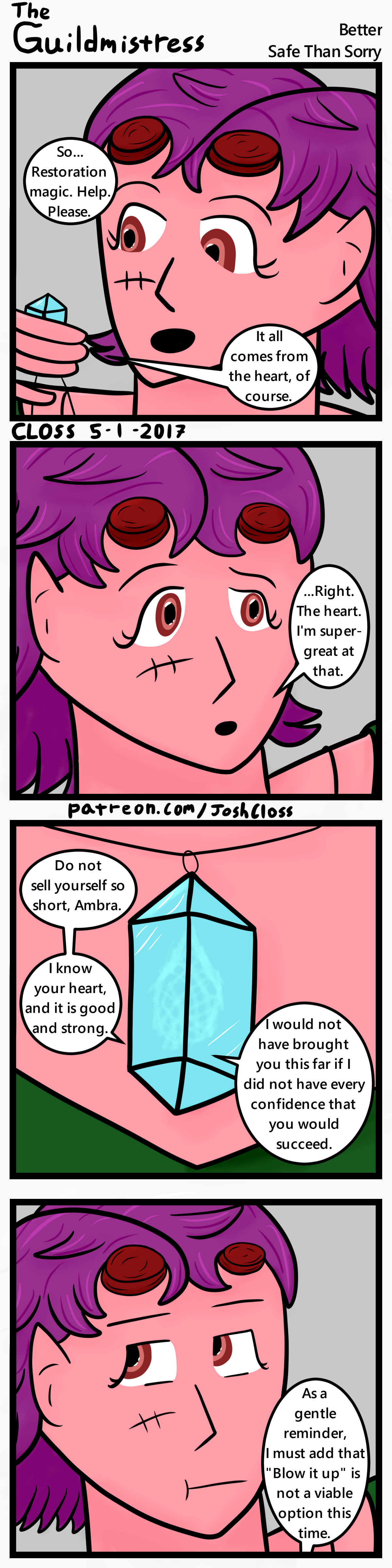 The Guildmistress: Better Safe Than&nbsp;Sorry