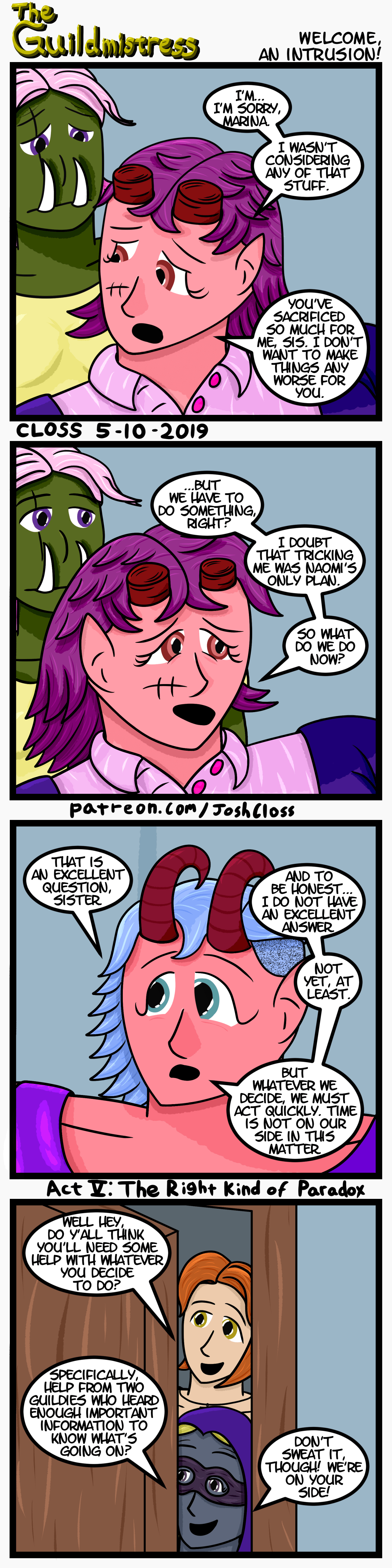 The Guildmistress: Welcome, an&nbsp;Intrusion!