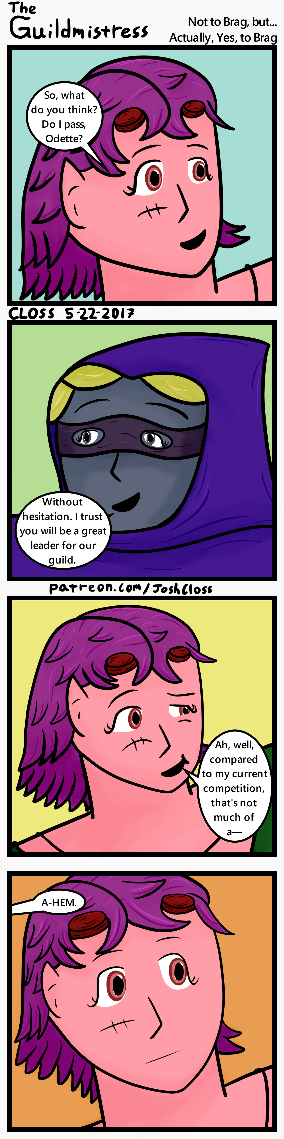 The Guildmistress: Not to Brag, but… Actually, Yes, to&nbsp;Brag