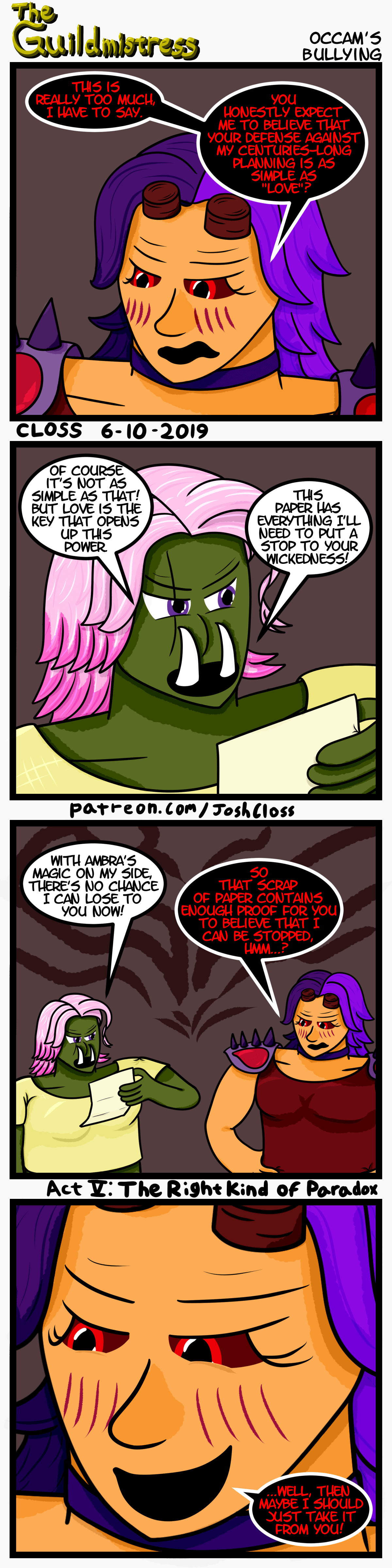 The Guildmistress: Occam’s&nbsp;Bullying