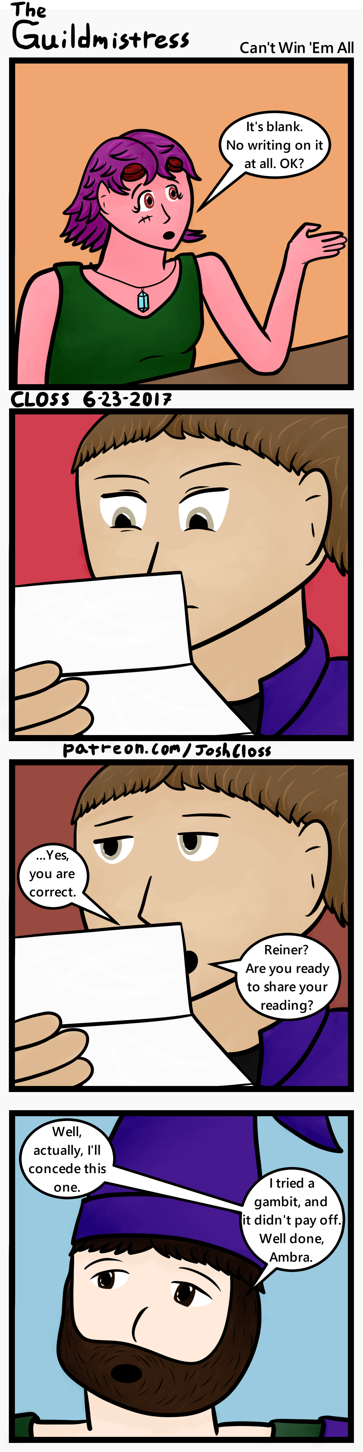 The Guildmistress: Can’t Win ‘Em&nbsp;All