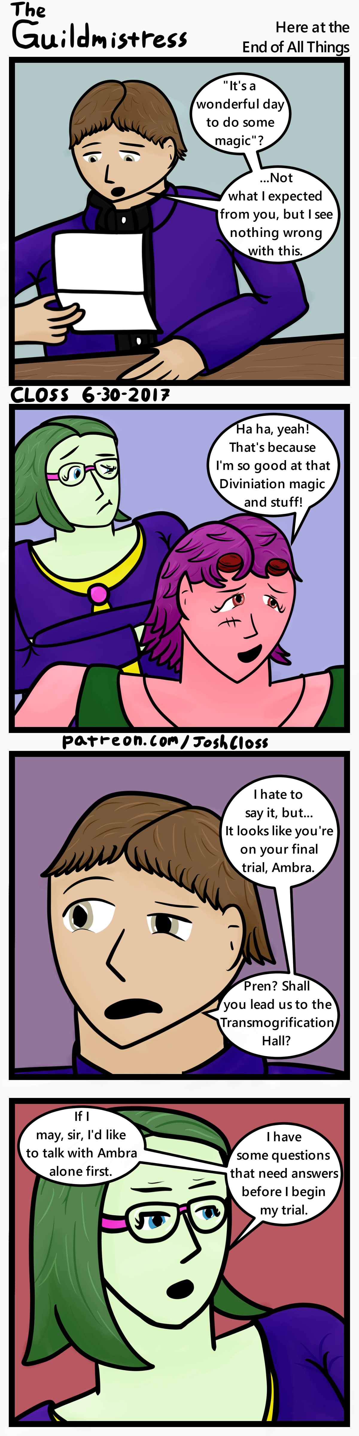 The Guildmistress: Here at the End of All&nbsp;Things