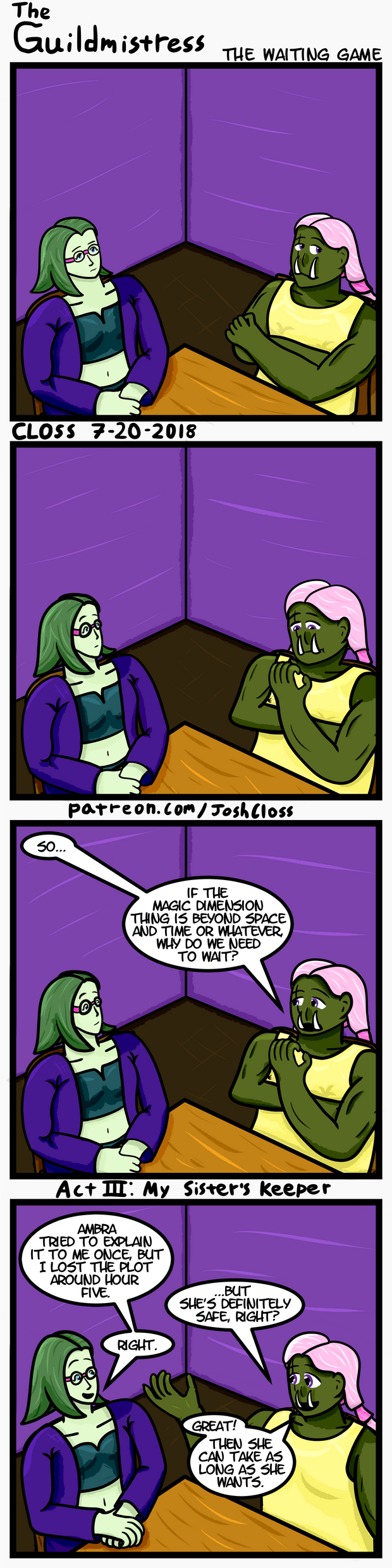 The Guildmistress: The Waiting&nbsp;Game