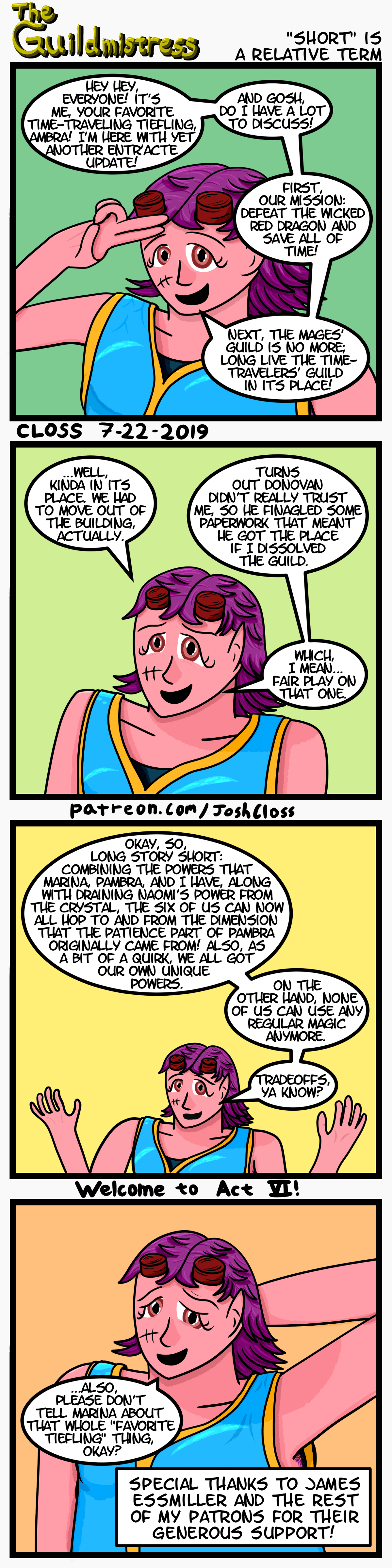 The Guildmistress: “Short” Is a Relative&nbsp;Term