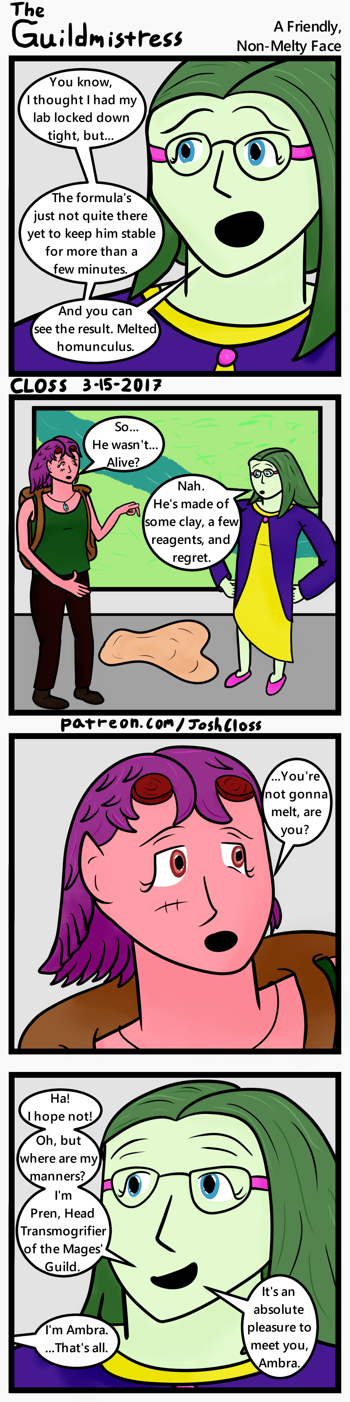 The Guildmistress: A Friendly, Non-Melty&nbsp;Face