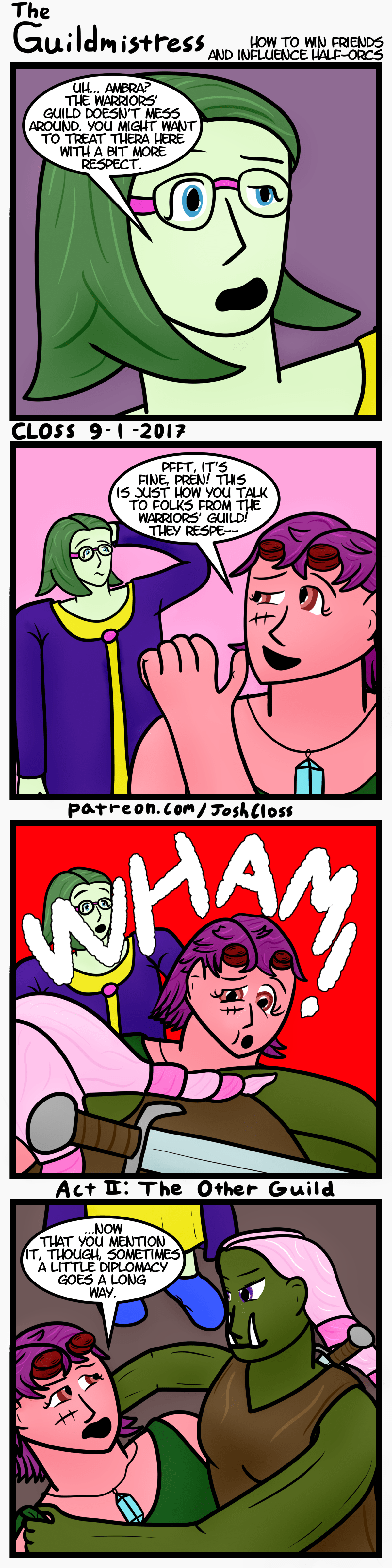 The Guildmistress: How to Win Friends and Influence&nbsp;Half-Orcs