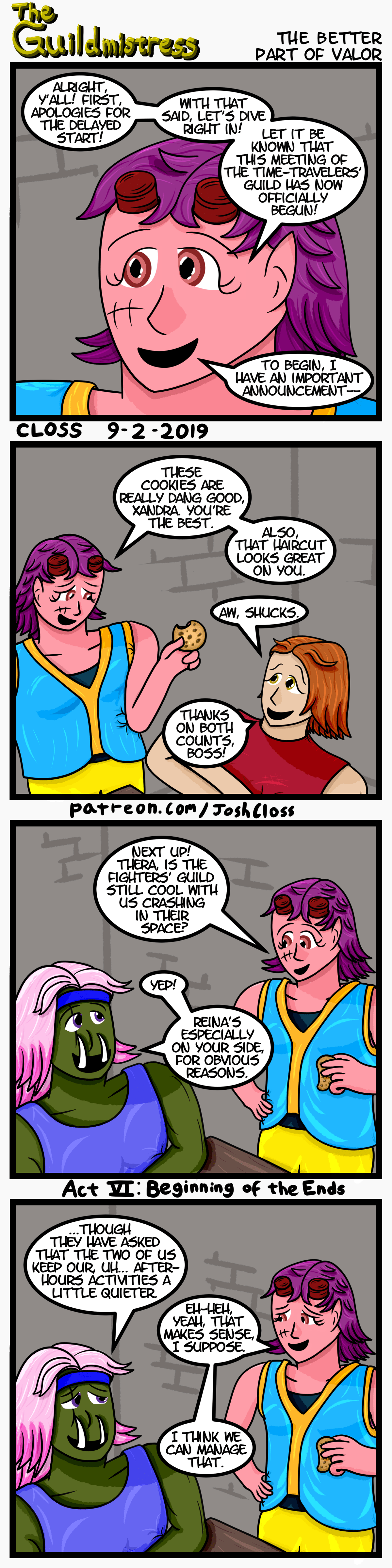 The Guildmistress: The Better Part of&nbsp;Valor