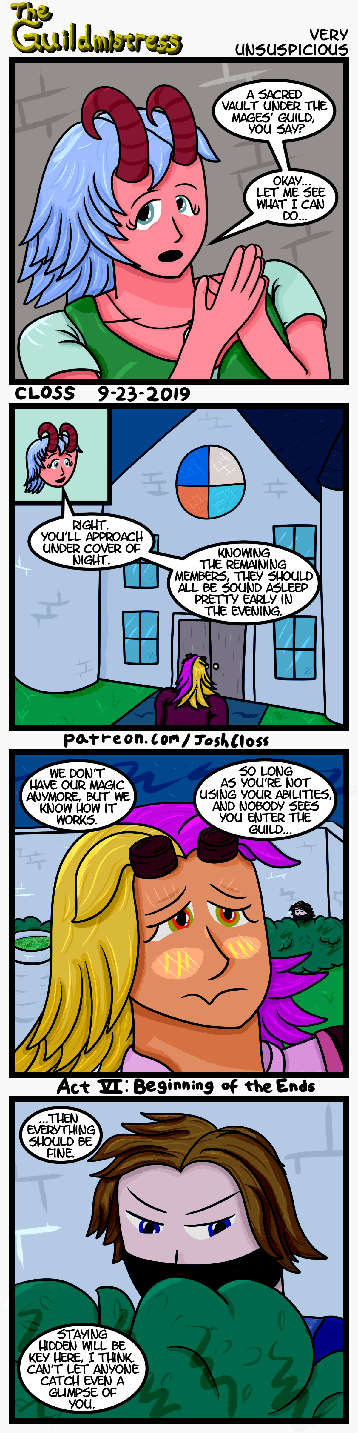 The Guildmistress: Very&nbsp;Unsuspicious