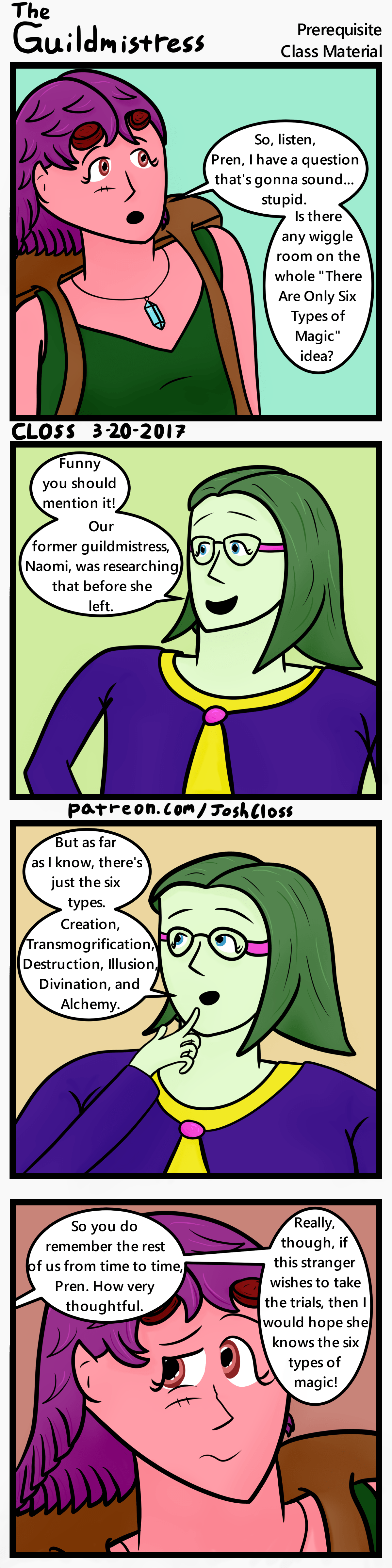 The Guildmistress: Prerequisite Class&nbsp;Material