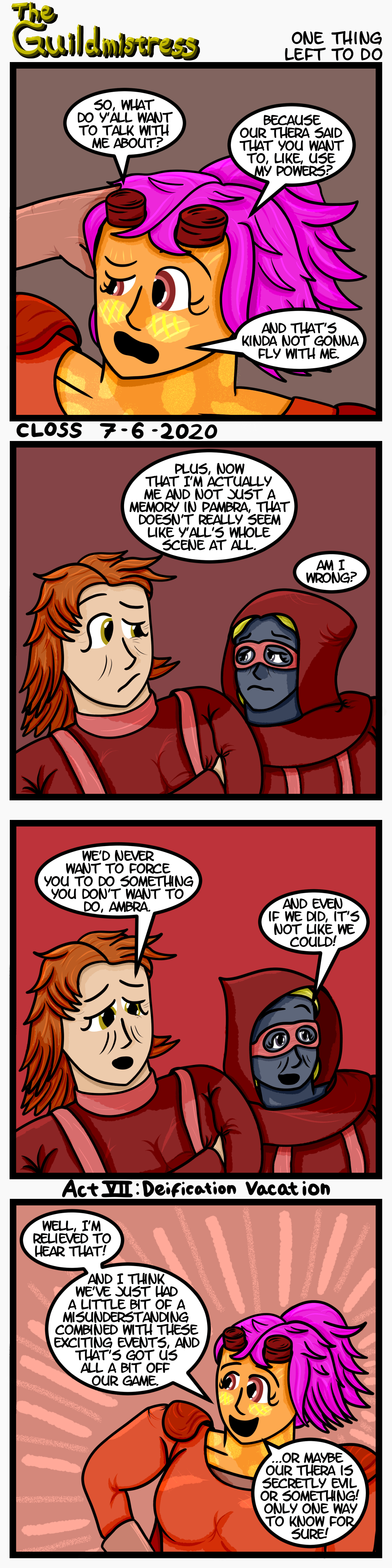 The Guildmistress: One Thing Left to&nbsp;Do