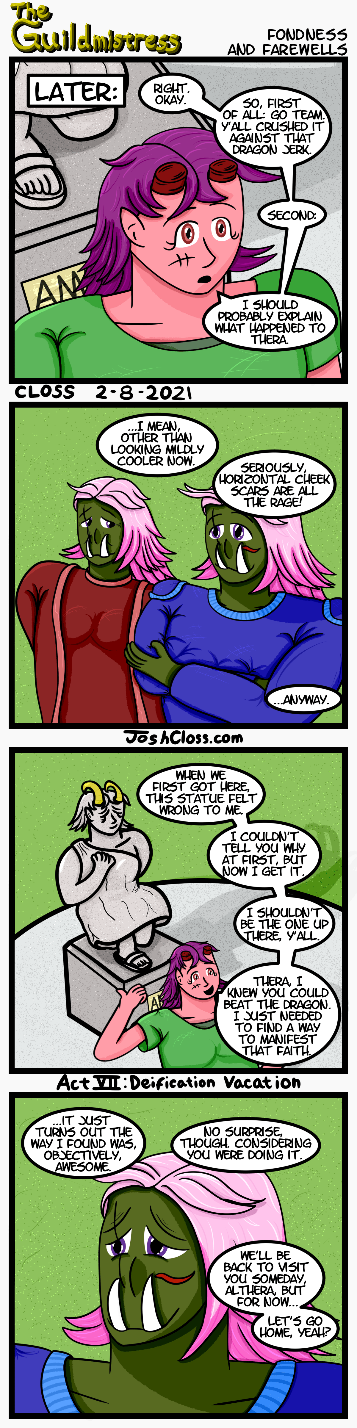 The Guildmistress: Fondness and&nbsp;Farewells