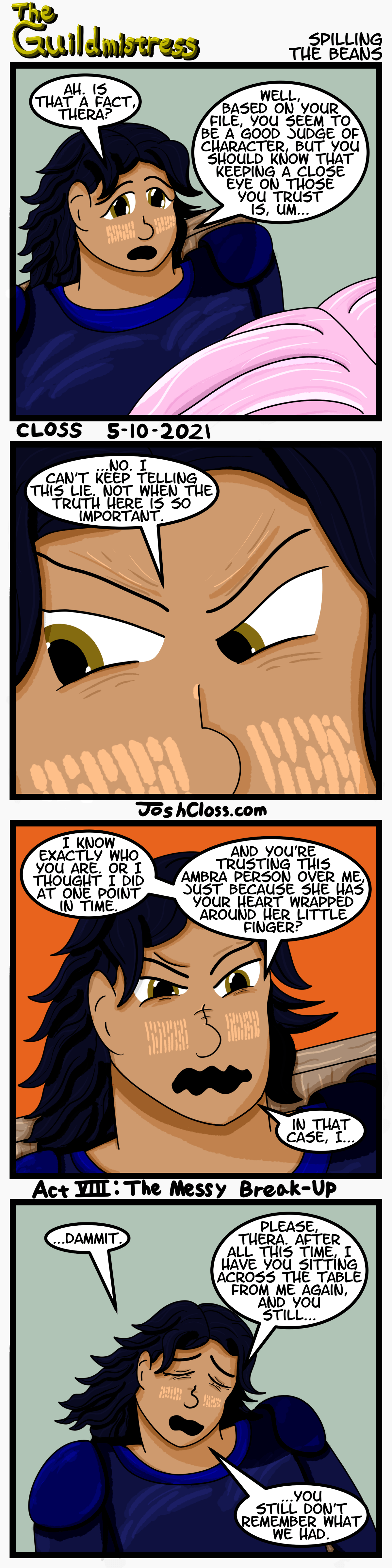 The Guildmistress: Spilling the&nbsp;Beans