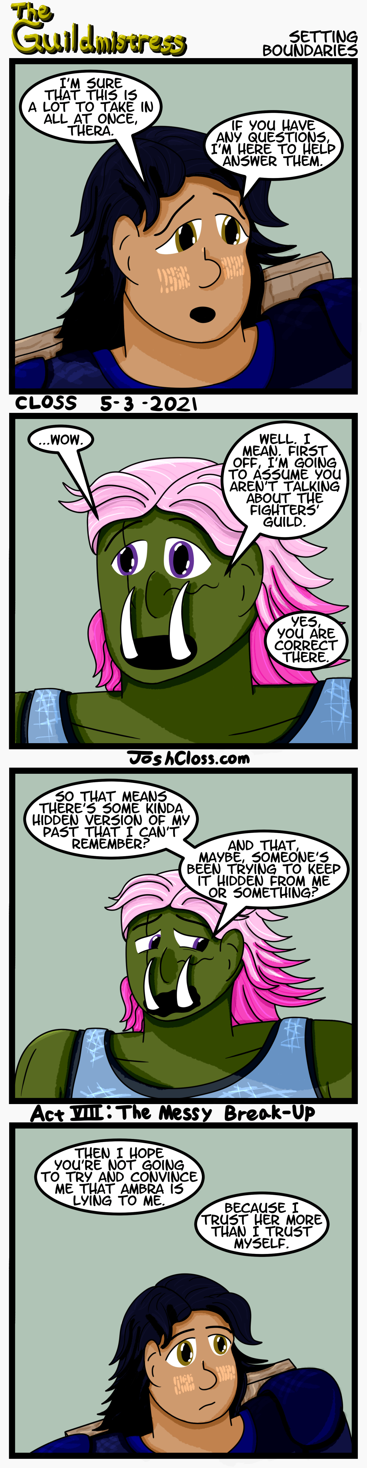 The Guildmistress: Setting&nbsp;Boundaries