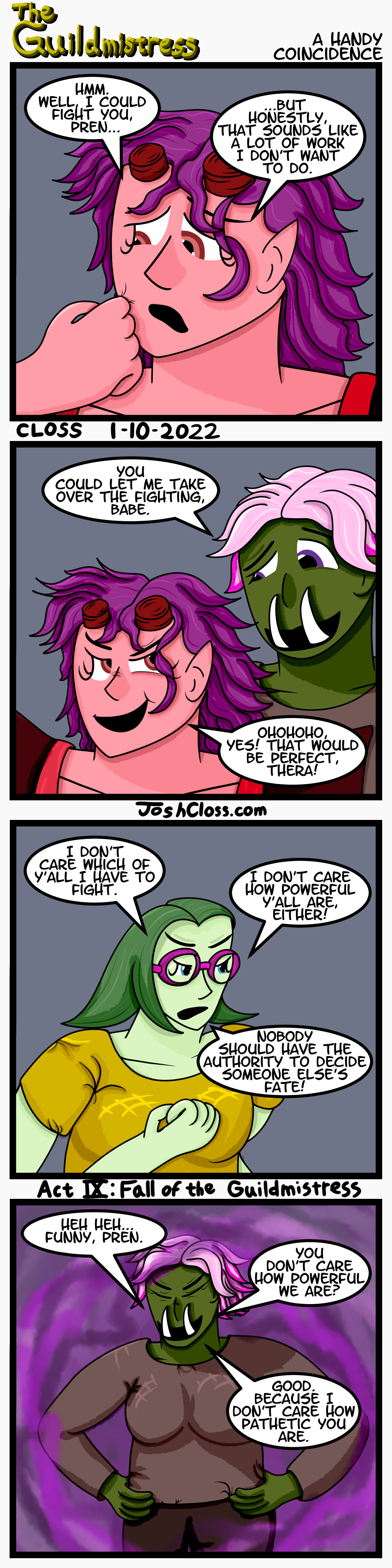 The Guildmistress: A Handy&nbsp;Coincidence