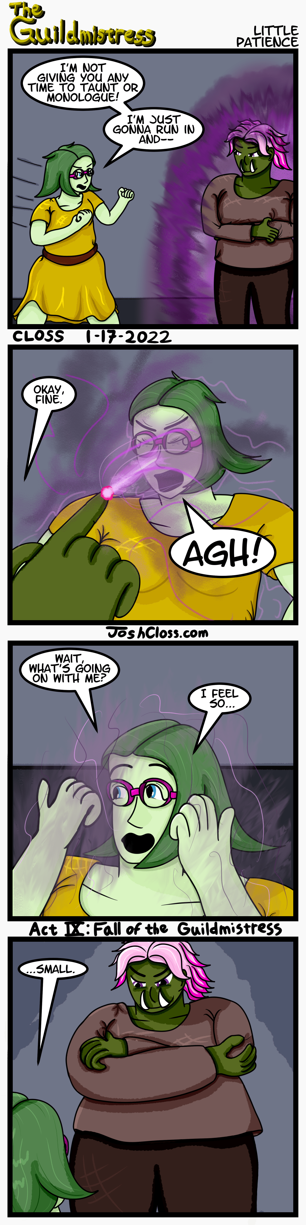 The Guildmistress: Little&nbsp;Patience