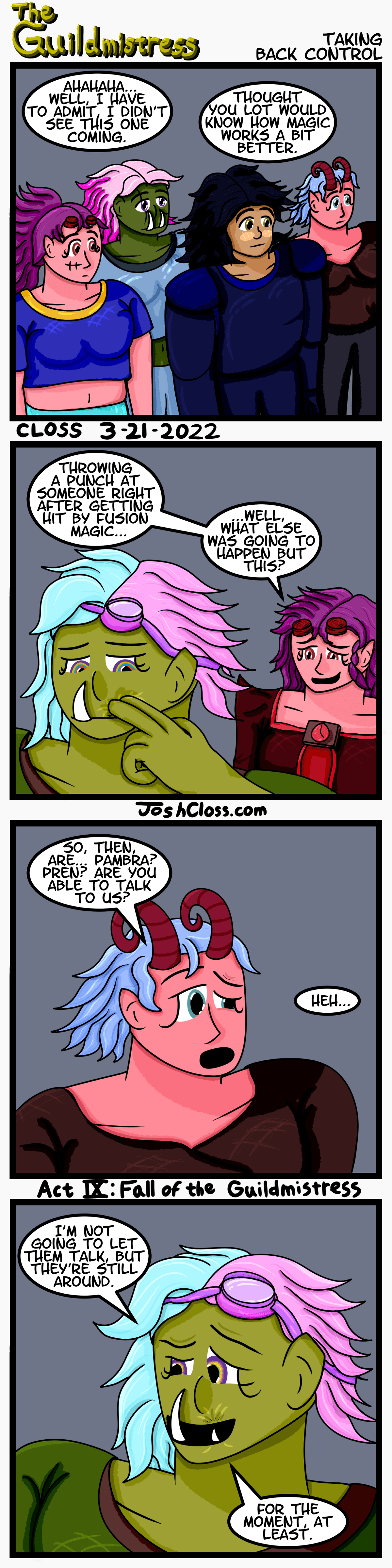 The Guildmistress: Taking Back&nbsp;Control