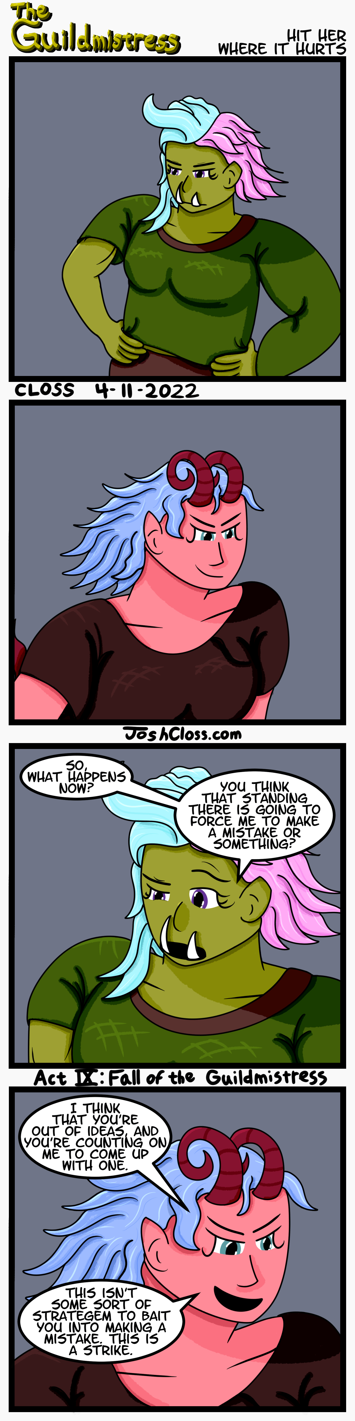 The Guildmistress: Hit Her Where It&nbsp;Hurts