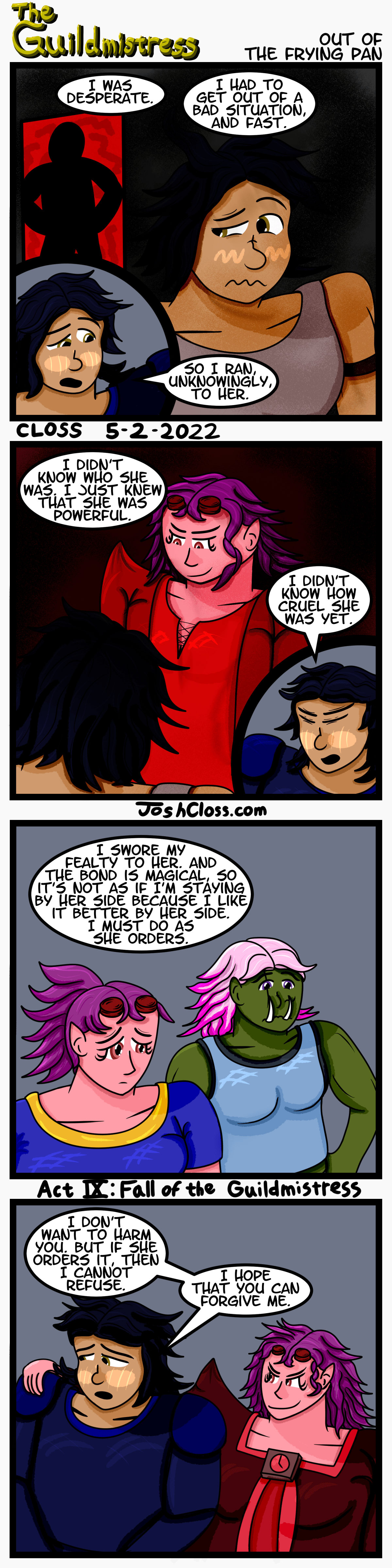 The Guildmistress: Out of the Frying&nbsp;Pan