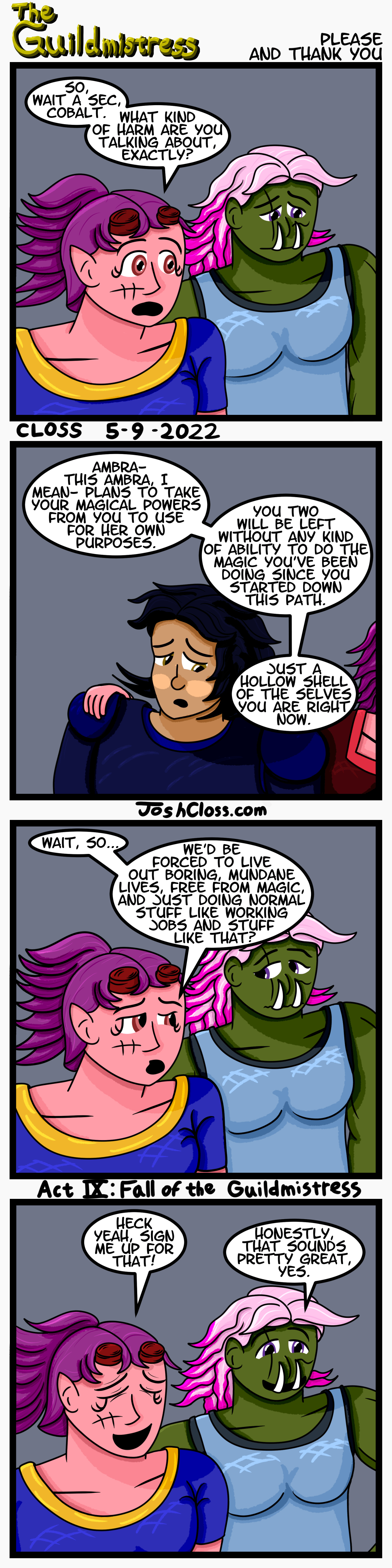 The Guildmistress: Please and Thank&nbsp;You