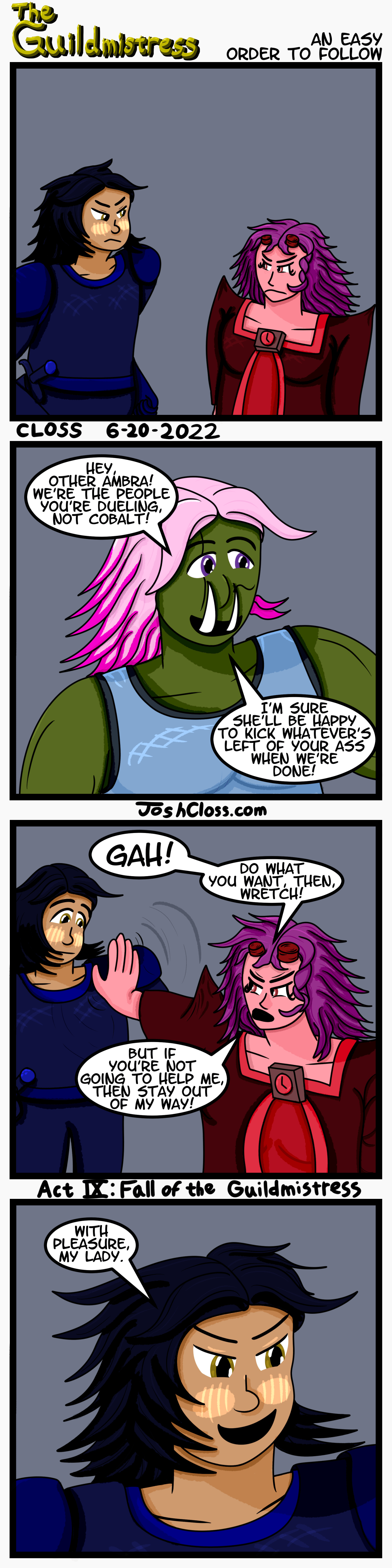 The Guildmistress: An Easy Order to&nbsp;Follow