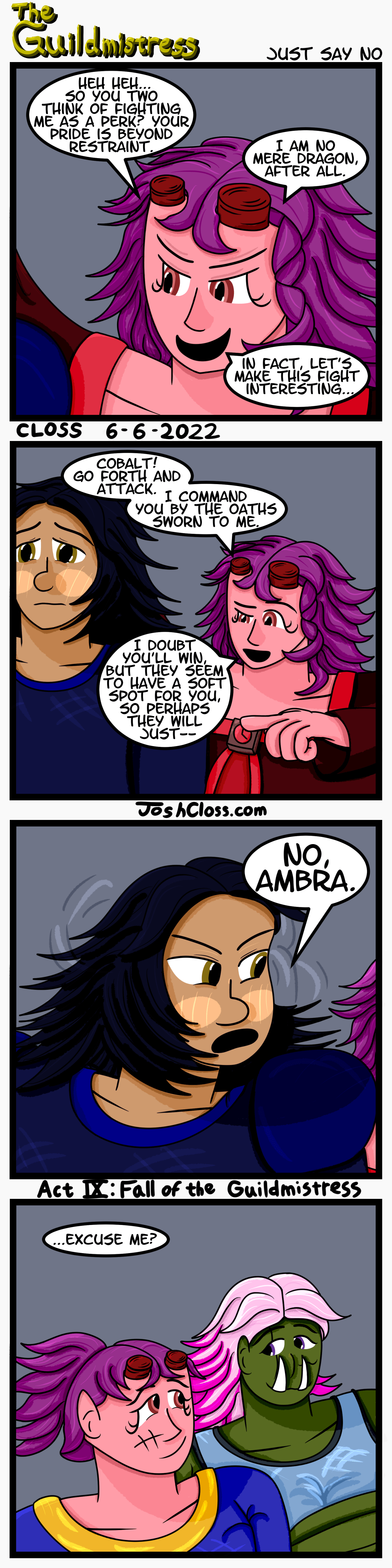 The Guildmistress: Just Say&nbsp;No