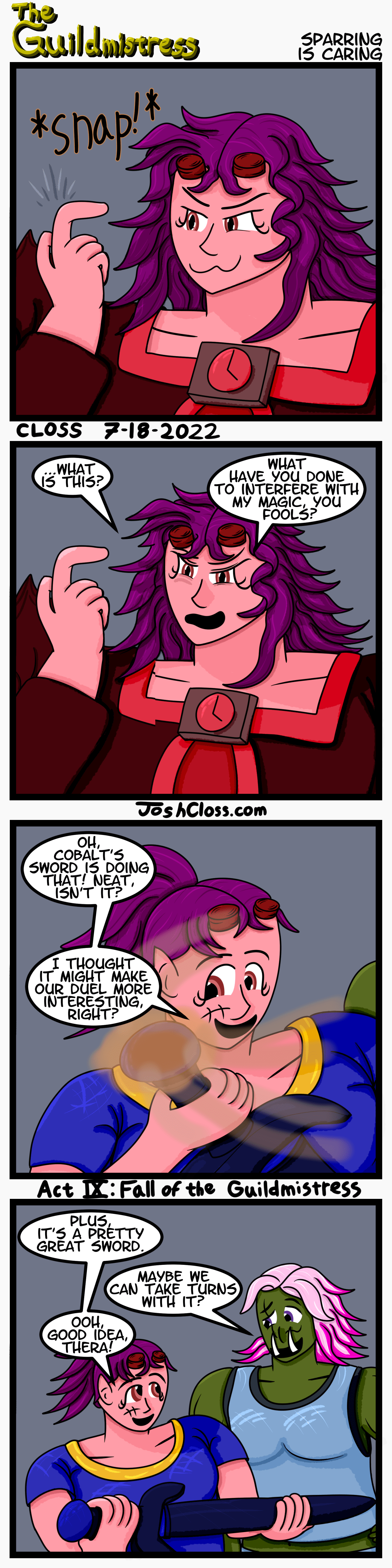 The Guildmistress: Sparring is&nbsp;Caring