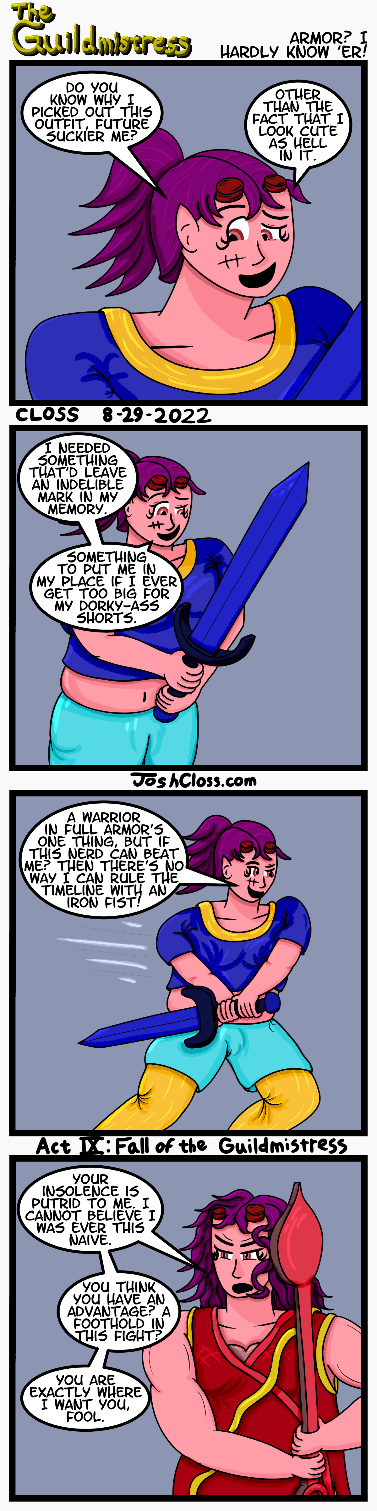 The Guildmistress: Armor? I Hardly Know&nbsp;‘Er!