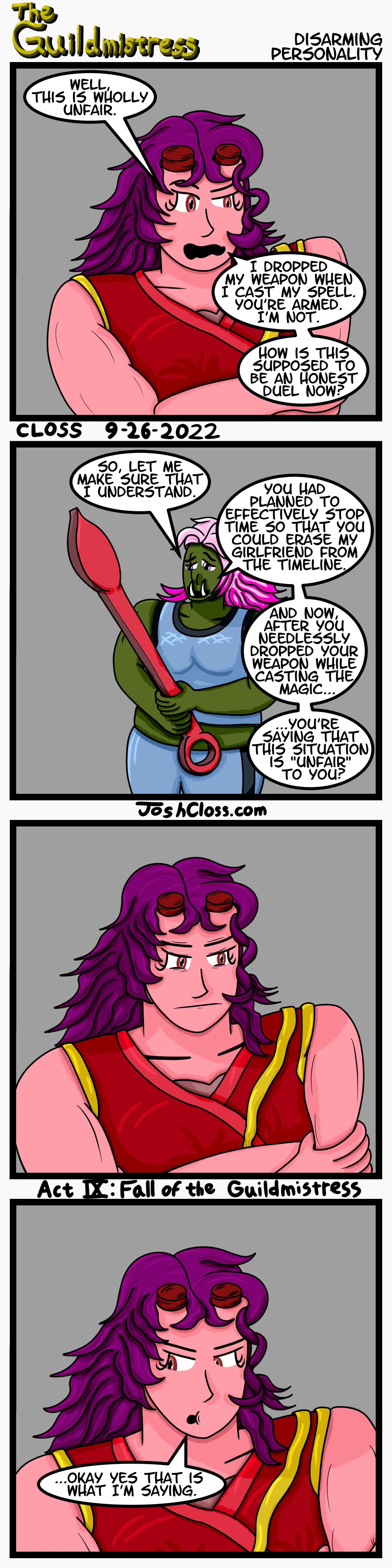 The Guildmistress: Disarming&nbsp;Personality